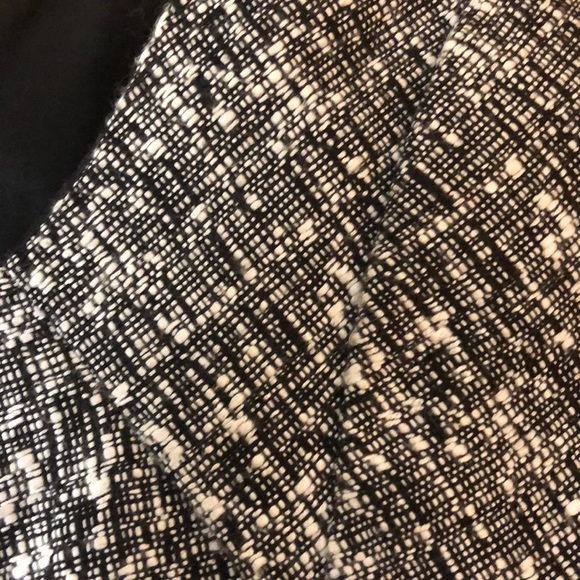 Sz 2 ANTONIO MELANI cap sleeve dress black tweed - Picture 4 of 5